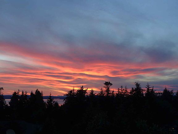 Sunset to the west
