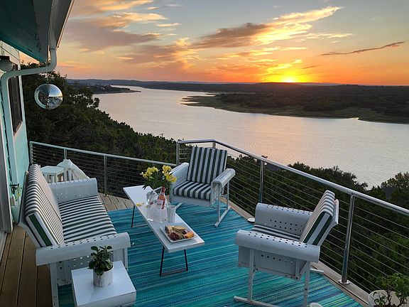 Gorgeous panoramic view of Lake Travis