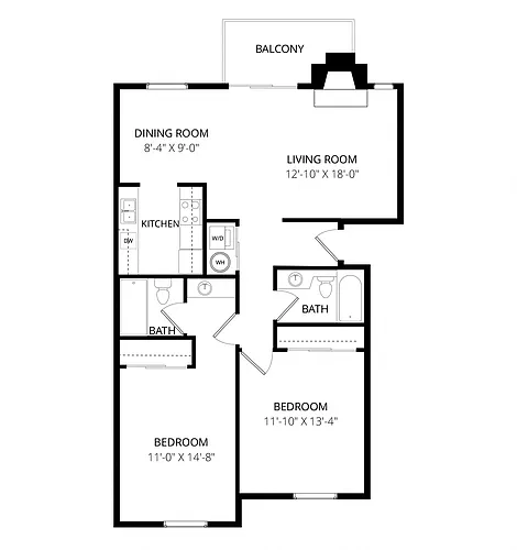 Floor plan Snoqualmie