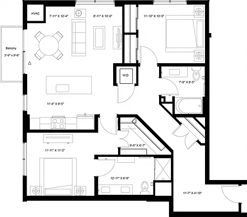 Floor plan Glade
