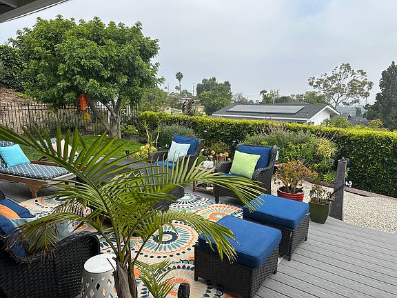 Back patio view to Malibu