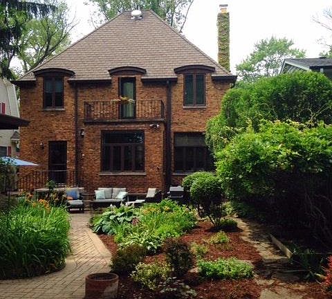 brick patios and court yard