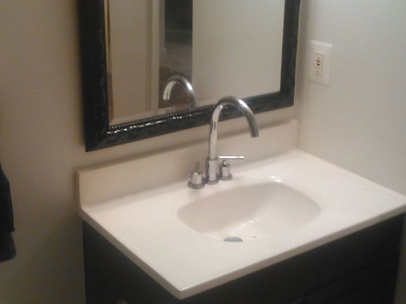 Basement Bath vanity