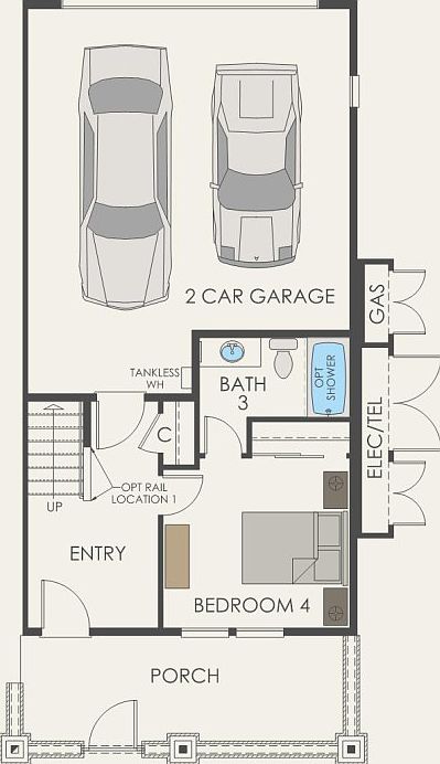First Floor 4 br / 3.5 ba