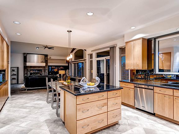 Kitchen opens to great room