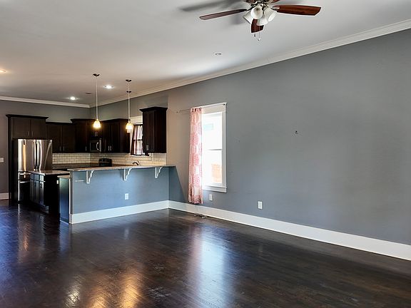Open concept living/dining/kitchen (view from front door)
