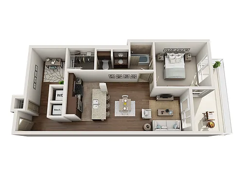 Floor plan Plan H (A1AD)