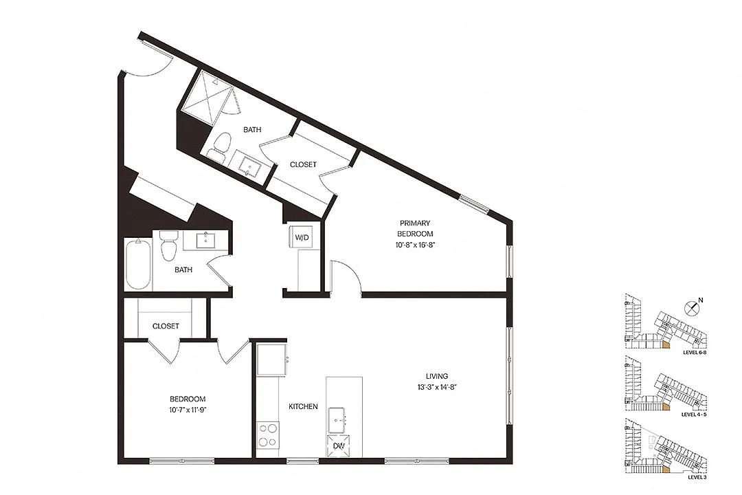 Floor plan Two Bedroom C7
