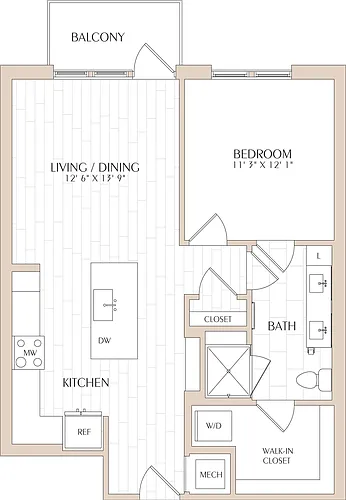Floor plan A02A