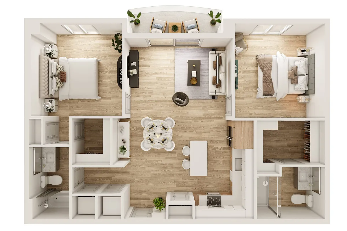 Floor plan B1