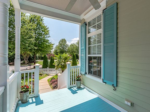 Charming covered front porch