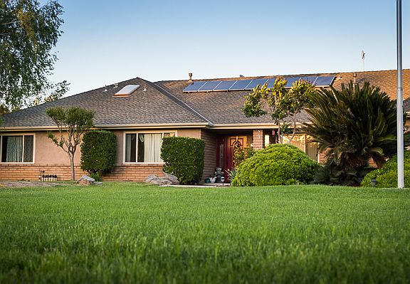 Front Yard looking East