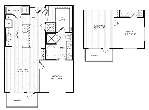 Floor plan A61