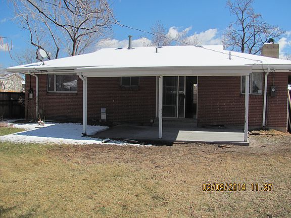 Rear View, covered patio