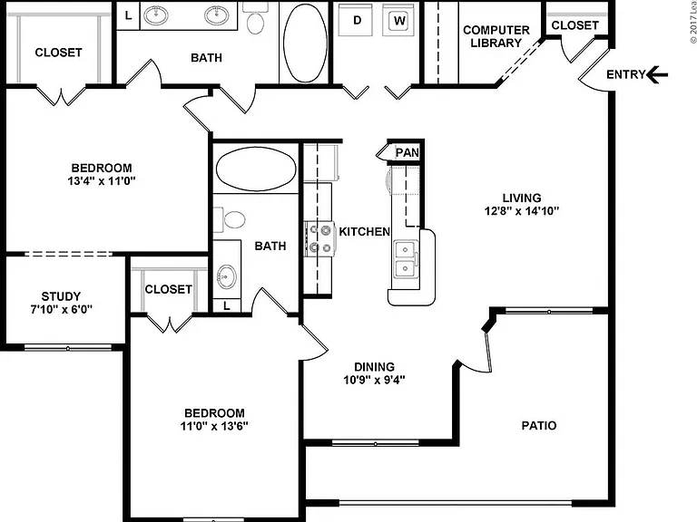 Two bedroom apartment in Round Rock, Texas. Two bedroom apartment in Round Rock, Texas.