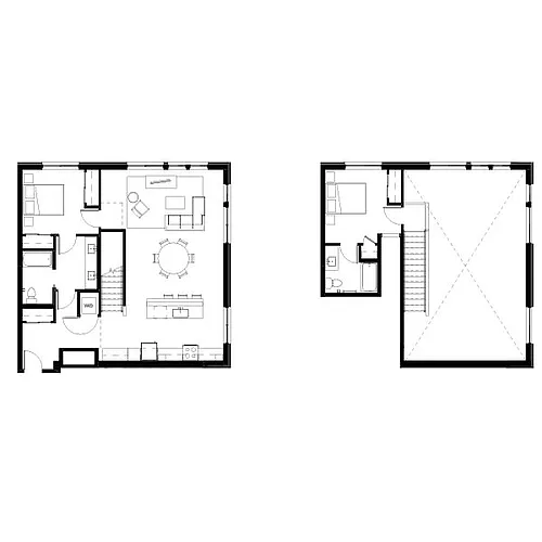 Floor plan Two Bed Penthouse 11