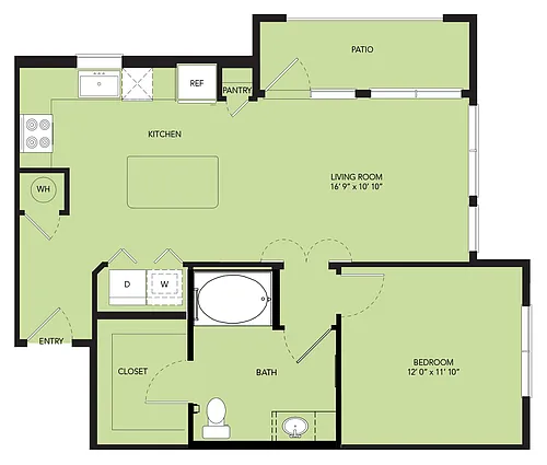 Floor plan A4-770sf