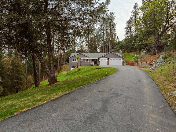 Home is set back away from the road.