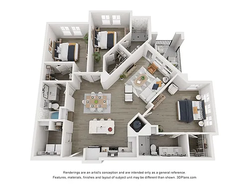Floor plan 3B