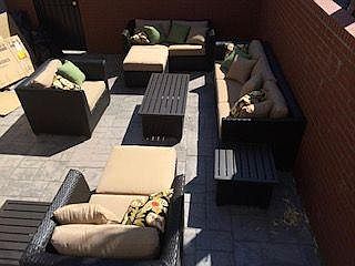 Shared backyard