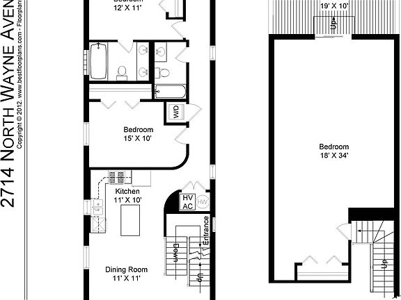 2nd image of 2717 N Wayne Ave #3F