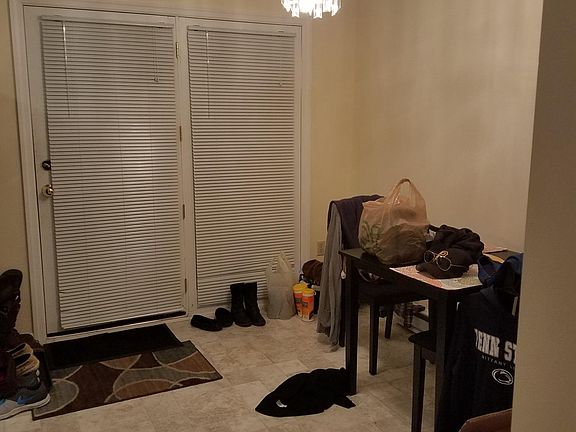 Dining area/kitchen/back door 