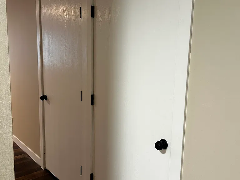Coat closet and pantry closet