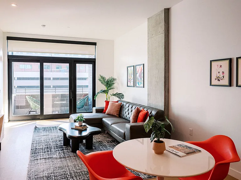 Open space for entertaining