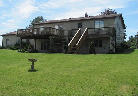 Back of house and yard