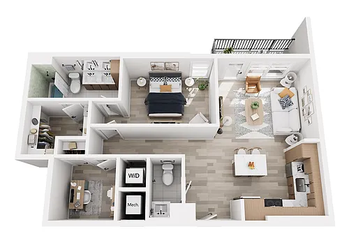 Floor plan A16