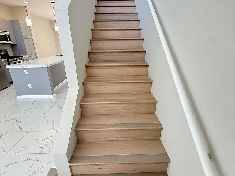 Real Hardwood Stairs
