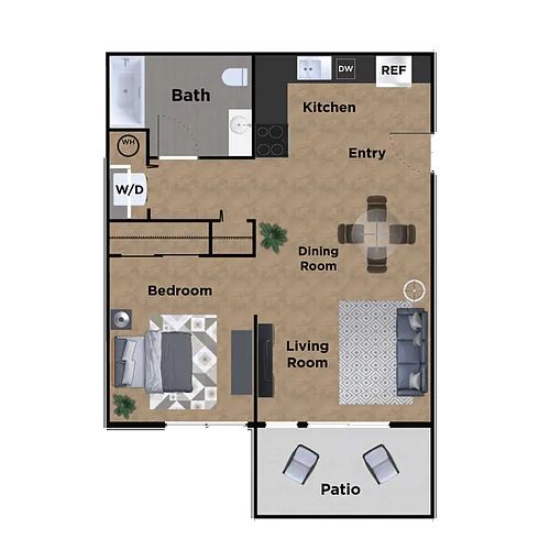 Floor plan Studio