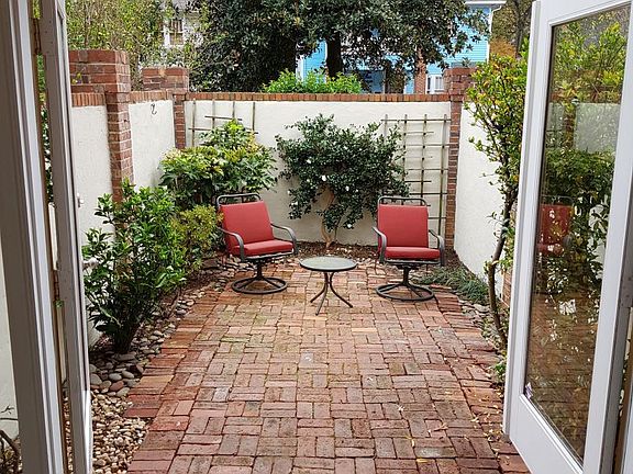 Closer look at patio