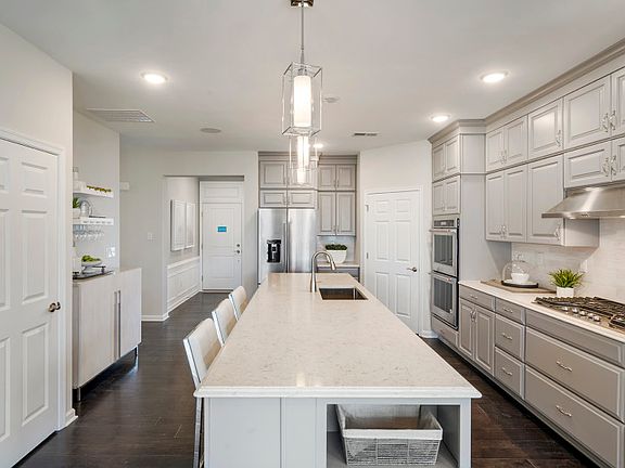 Kitchen layout designed with storage in mind