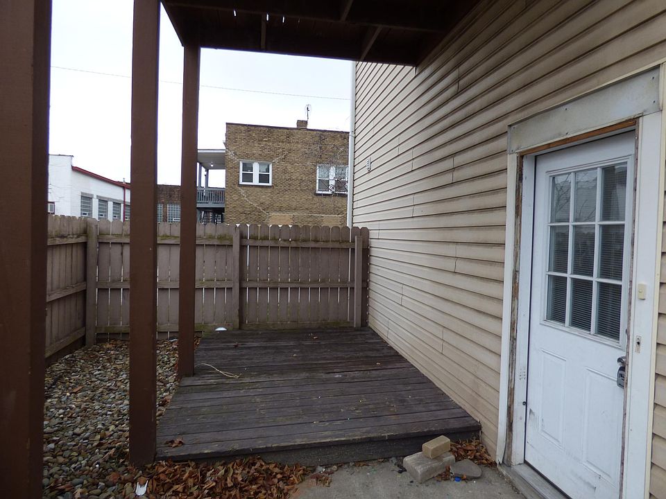 Private back patio