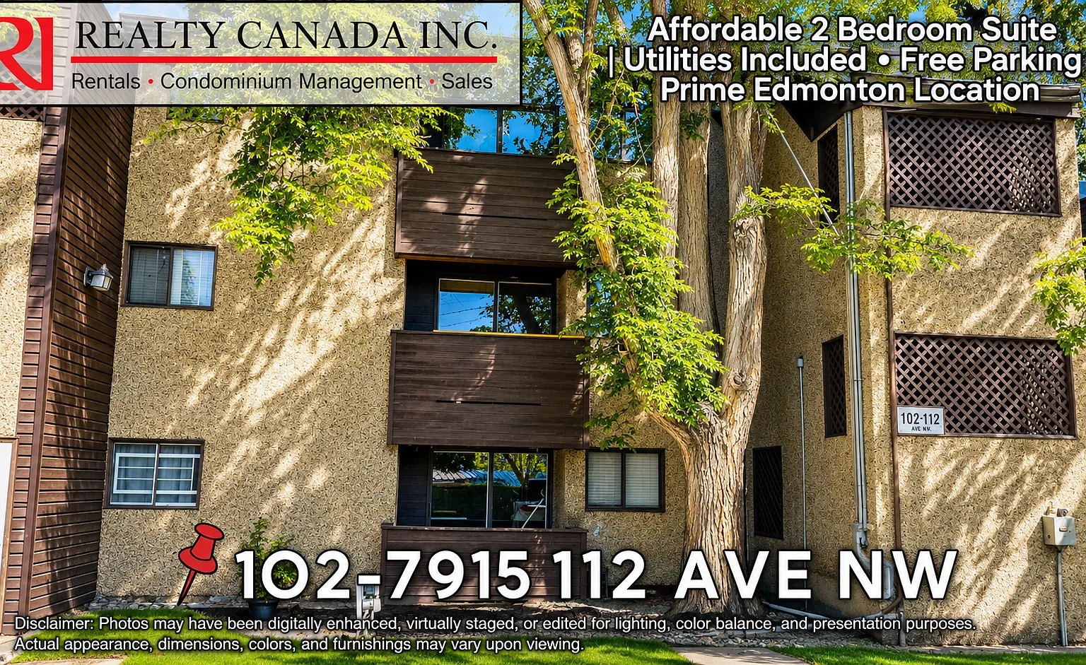 (PN102) Affordable 2-Bedroom Suite with Heat, Water — Photo 1