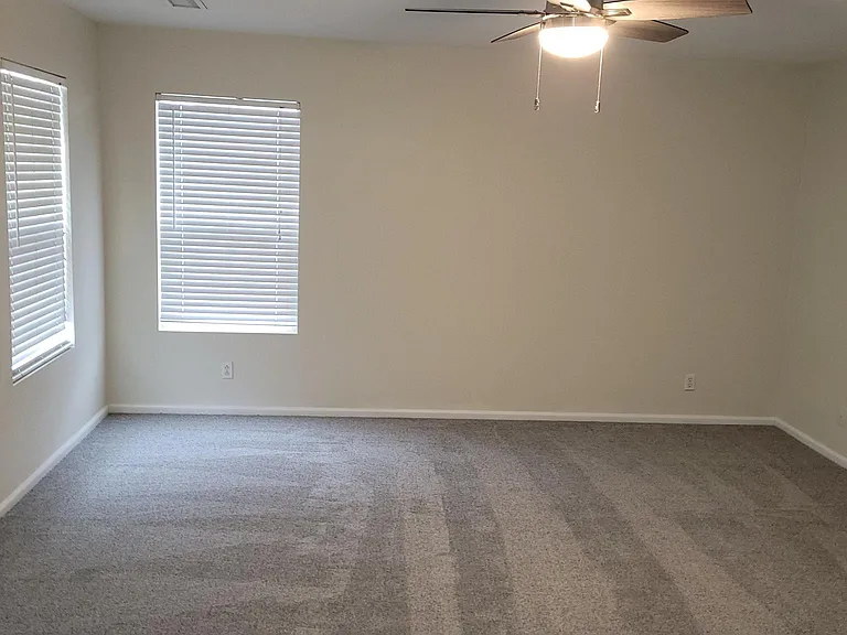 Large Primary Bedroom with Ceiling Fan