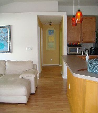 View of hallway to rooms