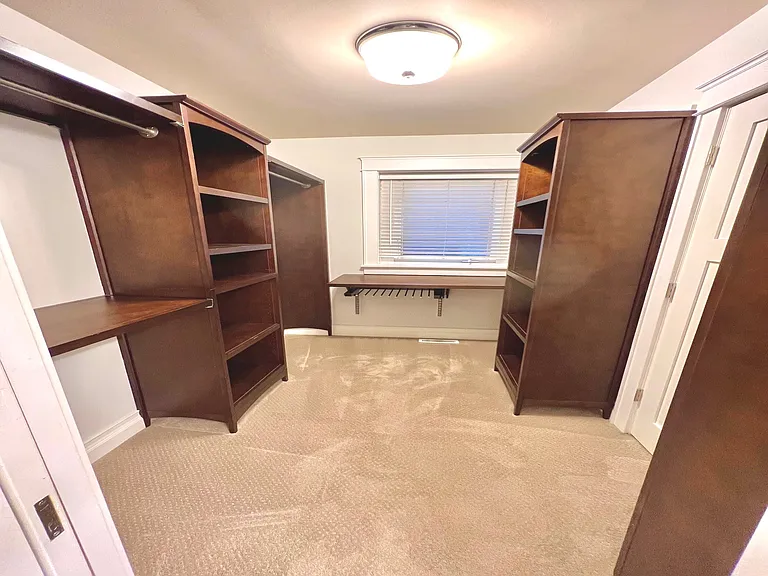 huge walk in closet