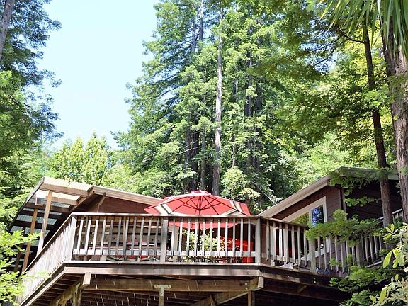 View of home from below.