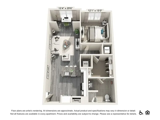 Floor plan A1-S Type A