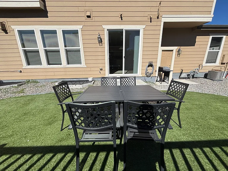 New outdoor dining set