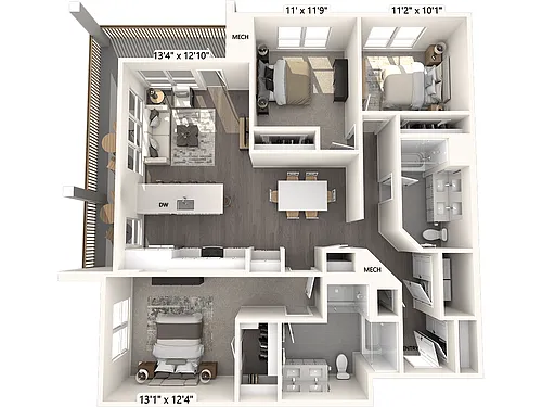 Floor plan CM05.1AF