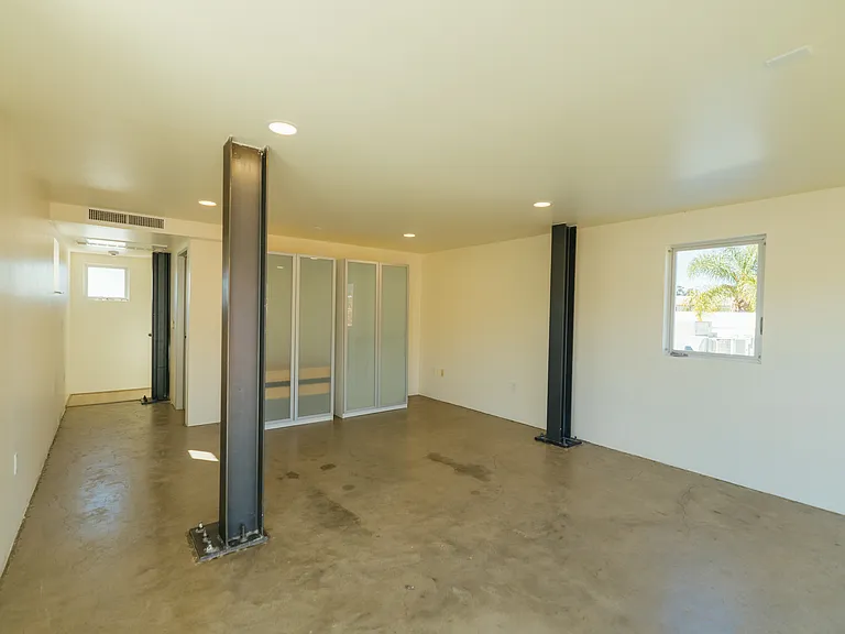 Second floor living and bedroom.
