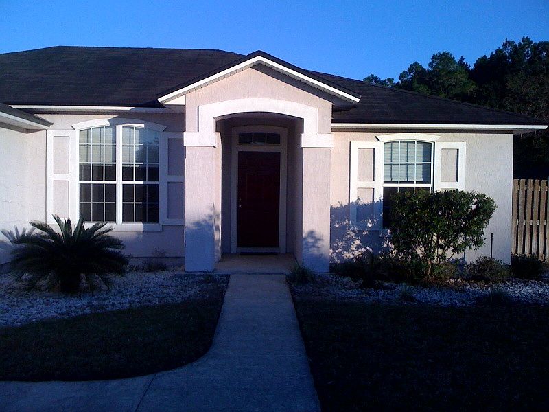 Red Accent Front Door