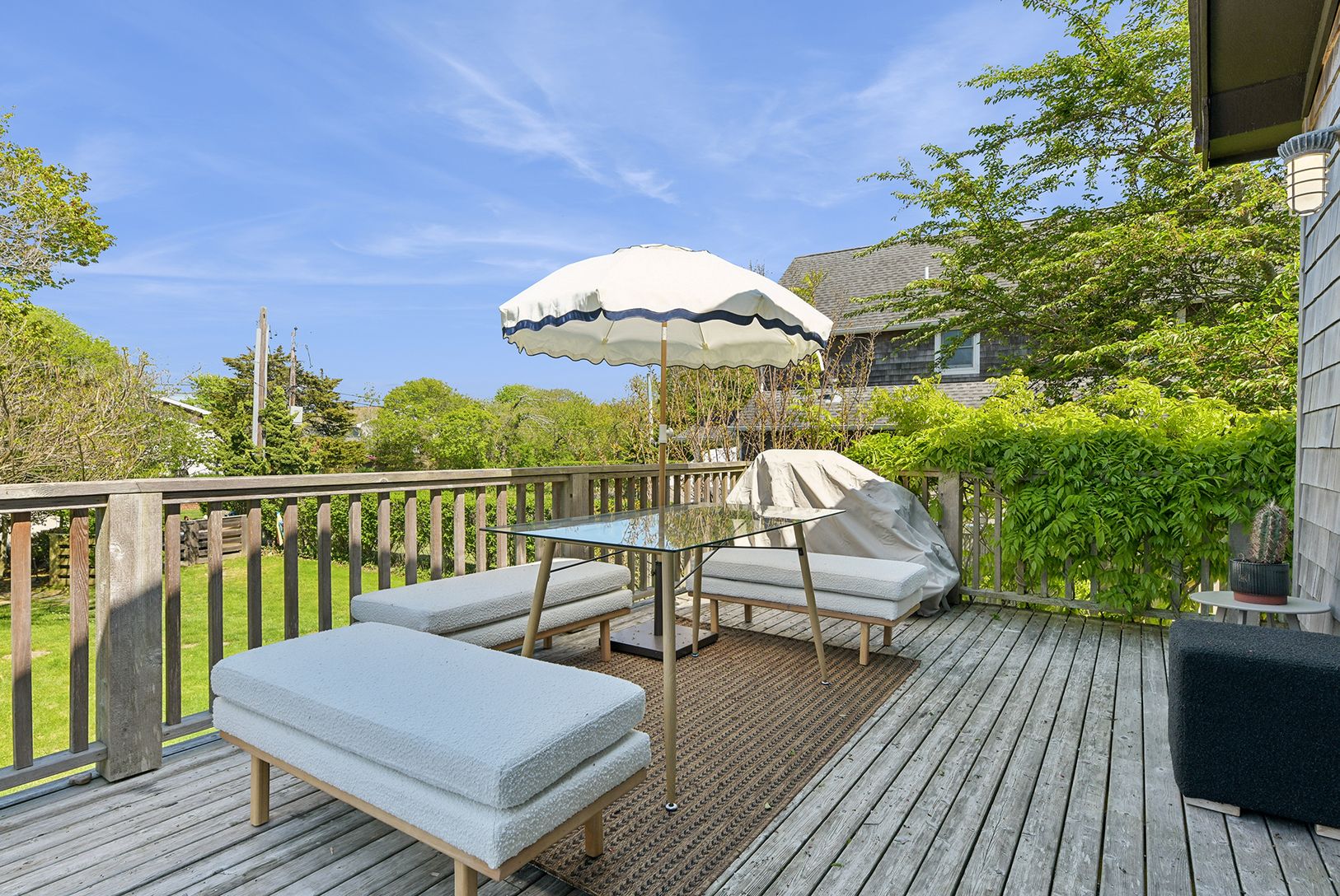 sun ny deck for grilling