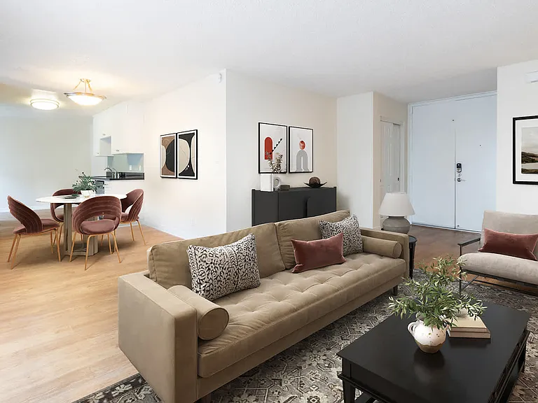 Living Room with Hard Surface Flooring