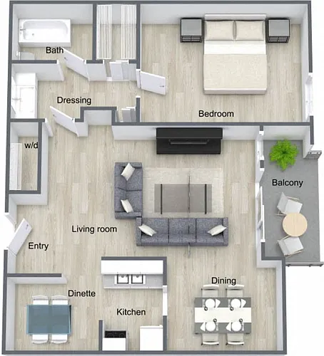 Floor plan Maple (A3)