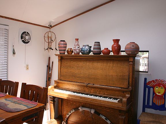 Oak piano great room