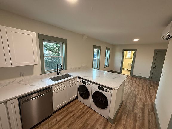 Eat-in kitchen and living room